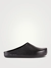 Leather Clog Shoes