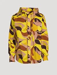 Cotton Shirt With Hood