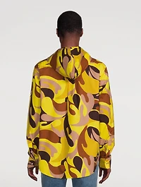 Cotton Shirt With Hood