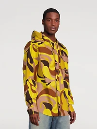 Cotton Shirt With Hood