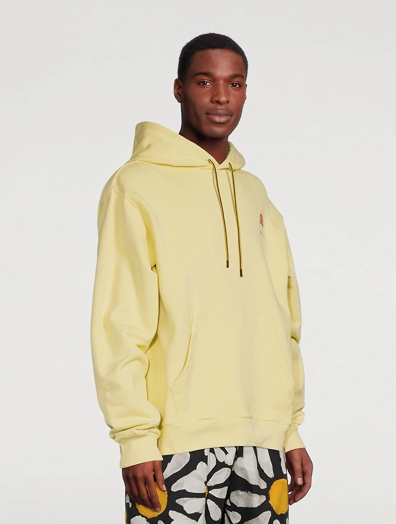 Embroidered Hoodie La Rosa Print