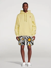 Embroidered Hoodie La Rosa Print