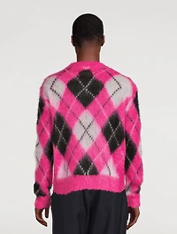 Mohair Argyle Sweater