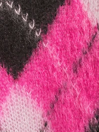 Mohair Argyle Sweater