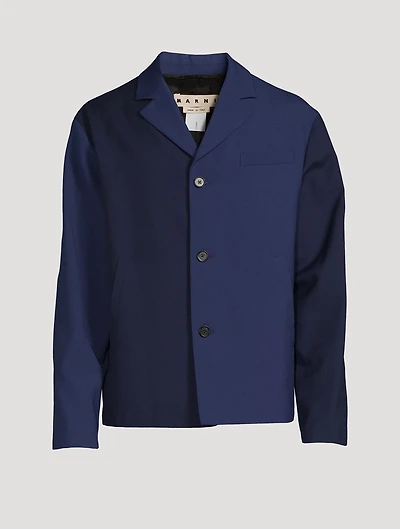 Two-Tone Lapel Shirt