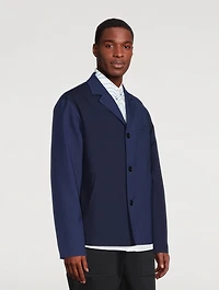 Two-Tone Lapel Shirt