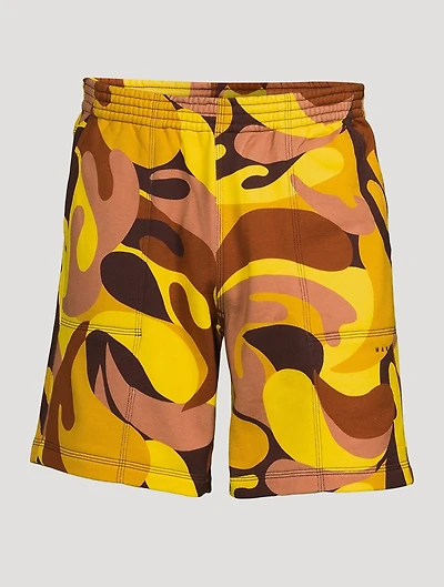 Cotton Printed Bermuda Shorts
