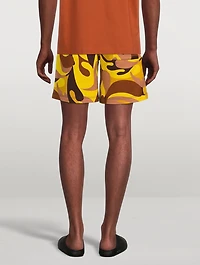 Cotton Printed Bermuda Shorts