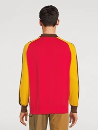Cotton Colourblock Polo Shirt