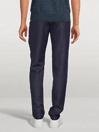 Hybrid Wool-Blend Stretch Pants