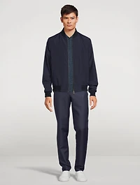 Hybrid Wool-Blend Stretch Pants