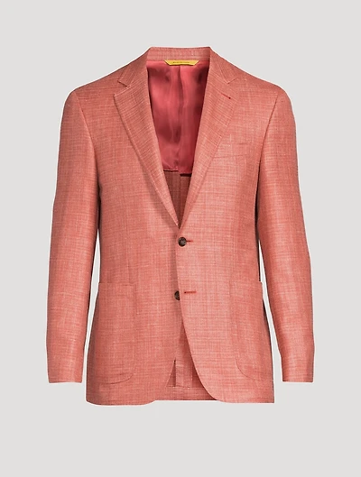 Wool, Silk And Linen Kei Jacket