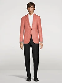 Wool, Silk And Linen Kei Jacket