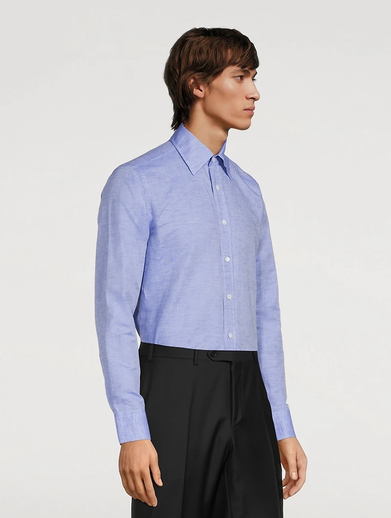 Linen And Cotton Shirt