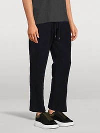 Cotton Terry Zip Sweatpants