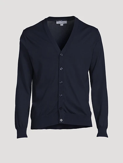 Cotton V-Neck Cardigan