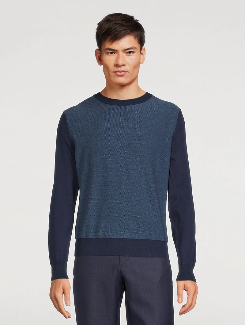 Cotton Crewneck Sweater