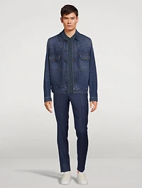 Cotton Stretch Denim Jacket