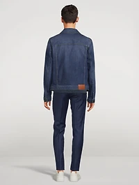 Cotton Stretch Denim Jacket