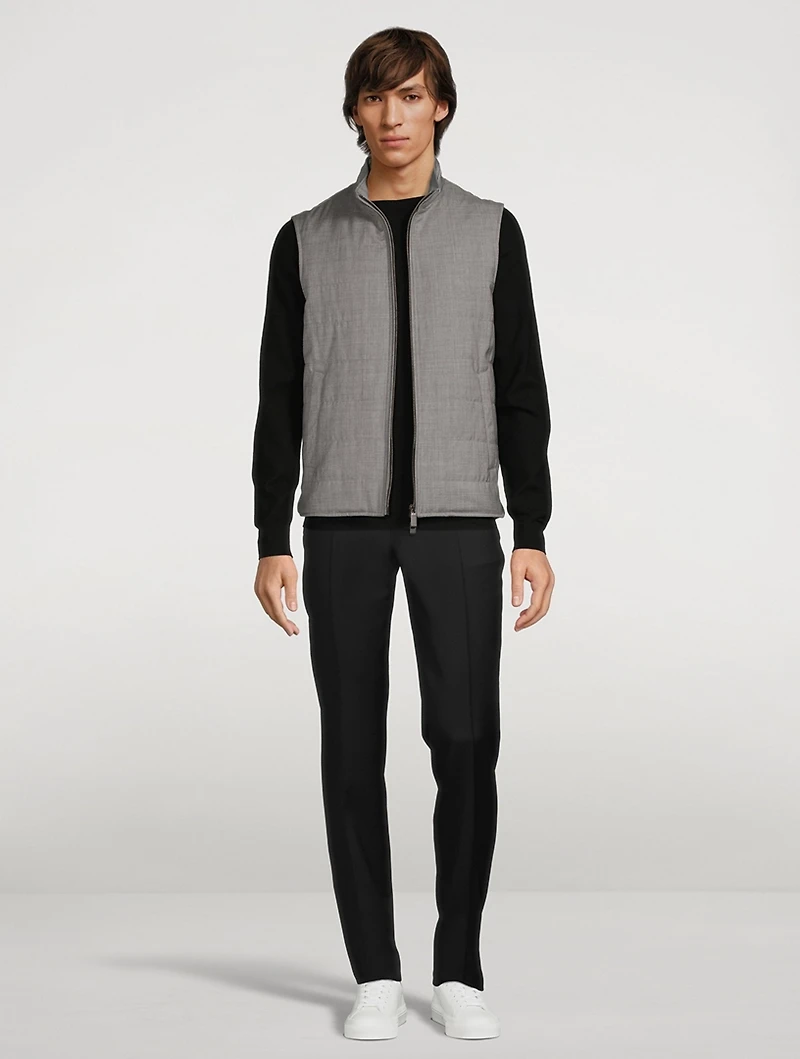 Wool Zip Vest