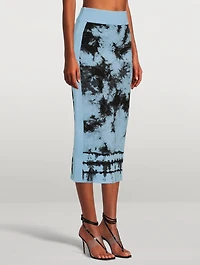 Reese Eco Midi Skirt Tie-Dye Print