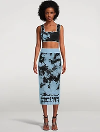Reese Eco Midi Skirt Tie-Dye Print