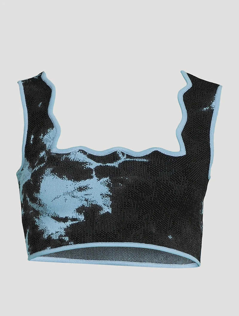 Aubrey Eco Bralette Tie-Dye Print