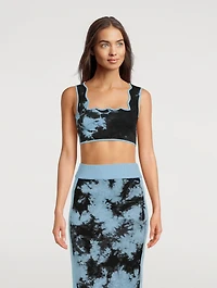 Aubrey Eco Bralette Tie-Dye Print