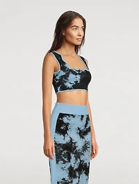 Aubrey Eco Bralette Tie-Dye Print