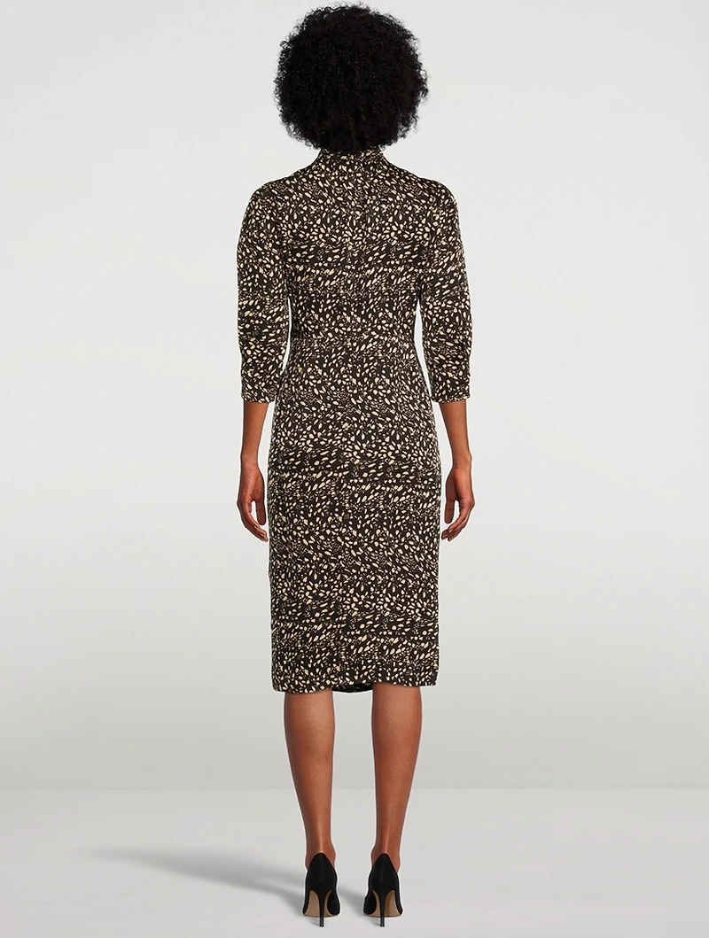 Edmee Print Midi Dress