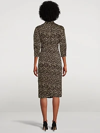 Edmee Print Midi Dress