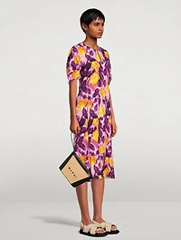 Midi Dress Morning Blossom Print