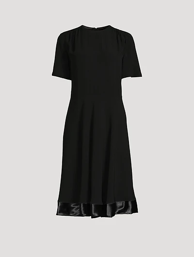Crepe Midi Dress