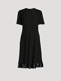 Crepe Midi Dress