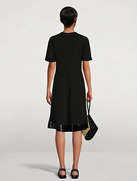 Crepe Midi Dress