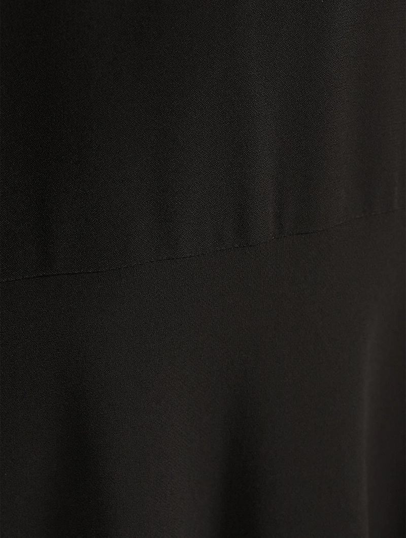 Crepe Midi Dress