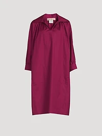 Cotton Poplin Polo Dress