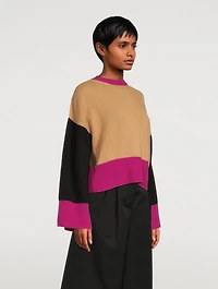 Colourblock Cashmere Sweater