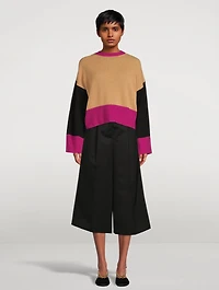 Colourblock Cashmere Sweater