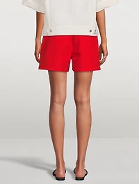 Cotton Canvas Shorts