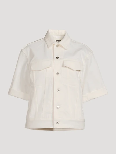 Short-Sleeve Denim Jacket