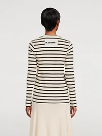 Long-Sleeve T-Shirt Stripe Print