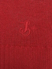 Wool Short-Sleeve Crop Sweater