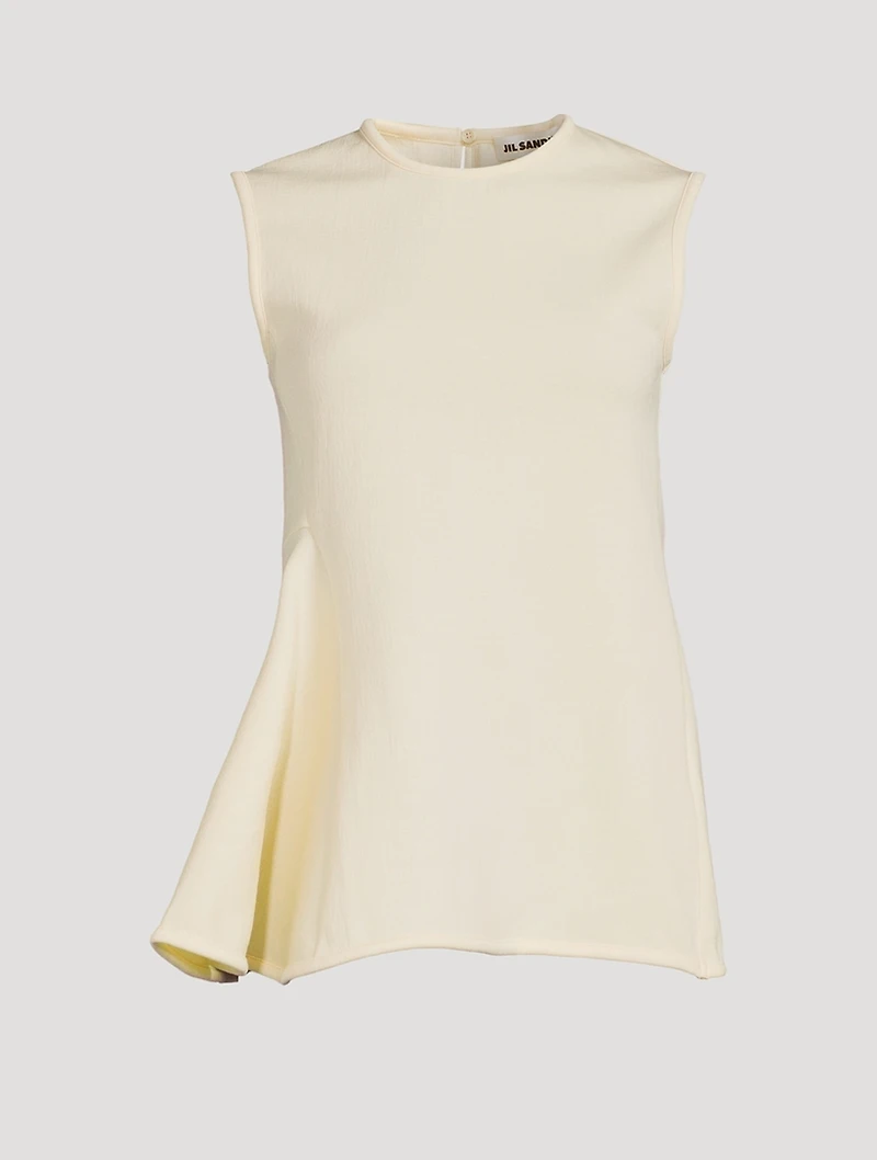 Sleeveless Peplum Top
