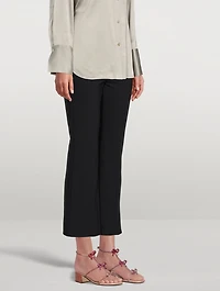 Caterina Crystal Satin Sandals