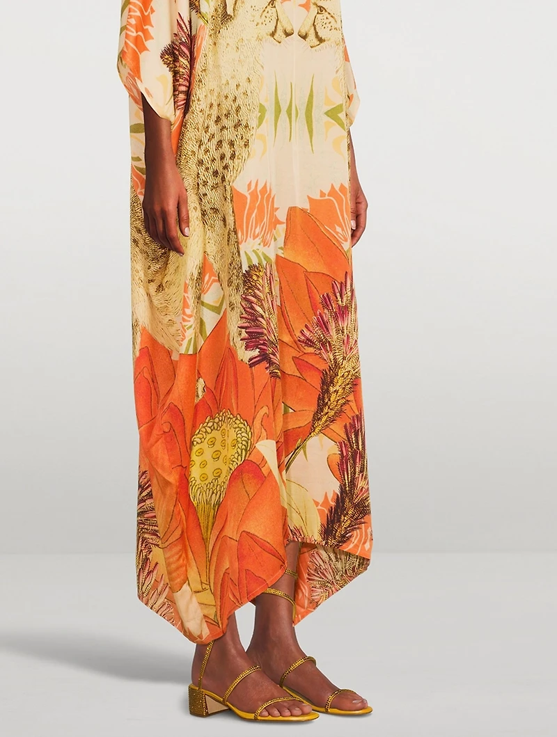 Cleo Crystal Satin Sandals