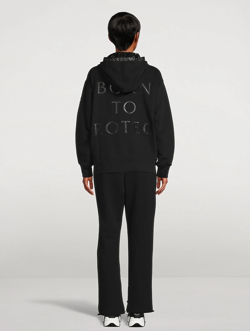 Born To Protect Jersey Zip Hoodie