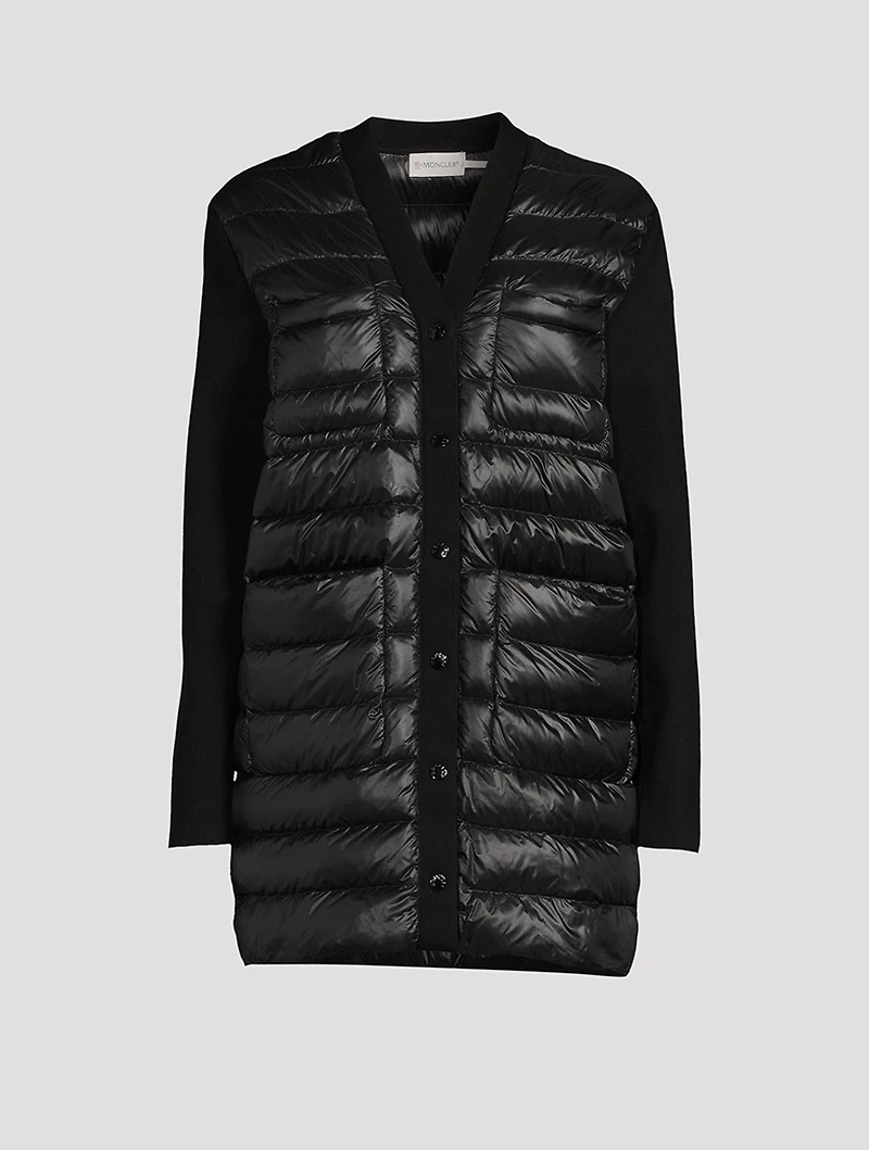 Quilted Cotton Cardigan