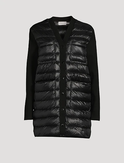 Quilted Cotton Cardigan