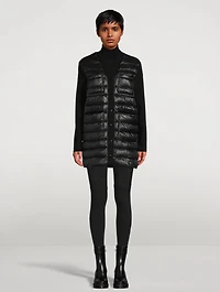 Quilted Cotton Cardigan